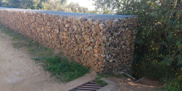 Estructuras geotécnicas Muros de gaviones en Tarragona